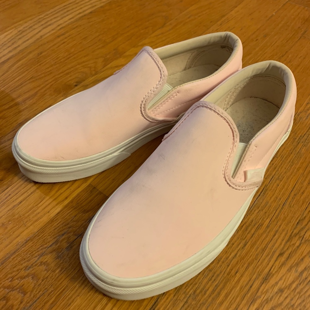 Pink Leather VANS